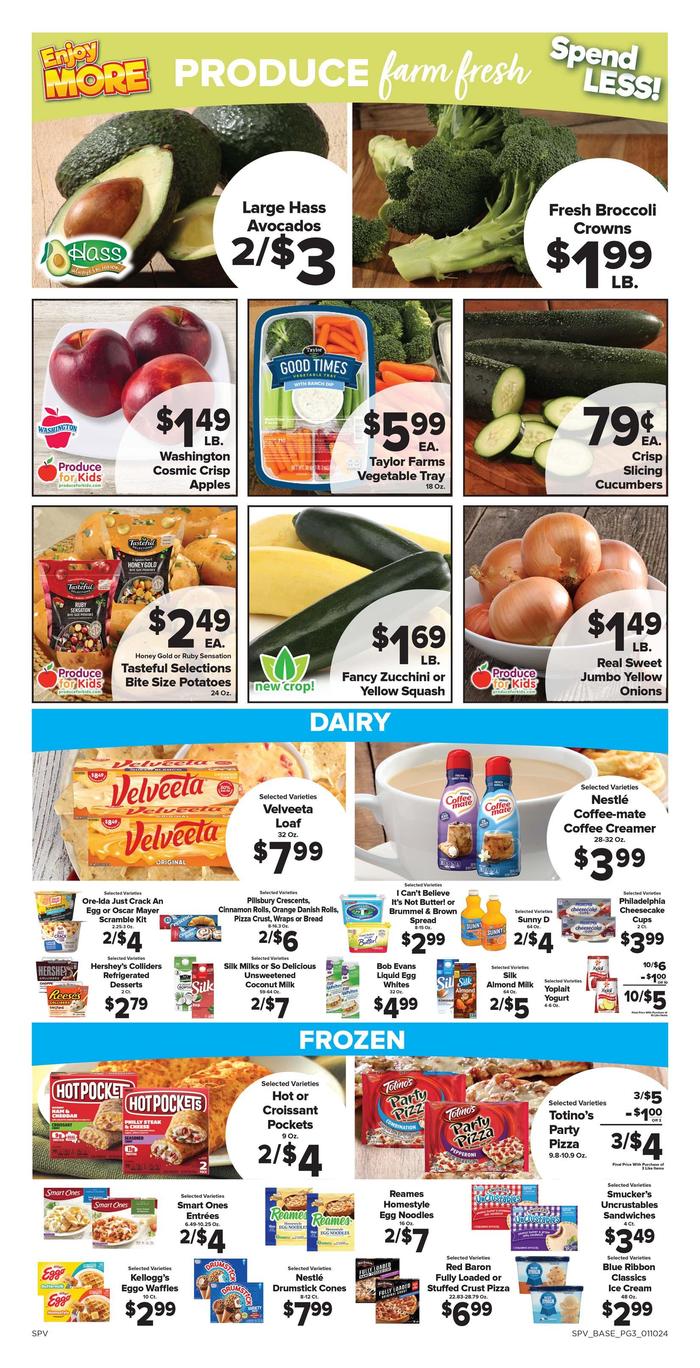 Sinclair's Foods | Ad Specials